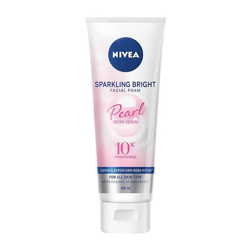 nivea sparkling white whitening facial foam 100ml main image