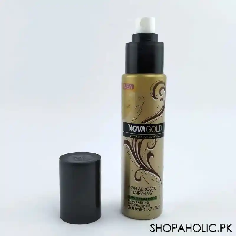 nova gold hair spray super firm hold 100ml image2