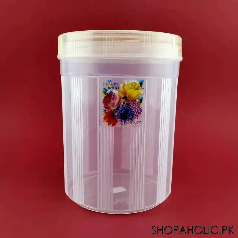 novel plastic airtight food storage nova jar main image