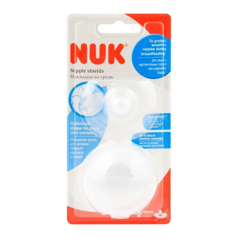 nuk nipple shields, medium, 2 pack, 10721312 main image