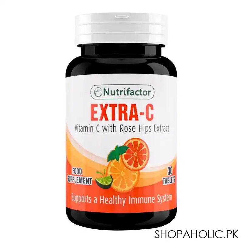 Nutrifactor Extra-C Vitamin-C Healthy Immune System Food Supplement, 30 Tablets - Main Image