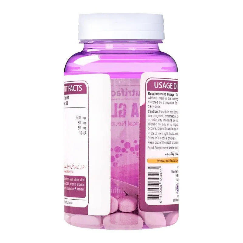 nutrifactor gluta glime free radical neutralizer food supplement, 30 tablets image2