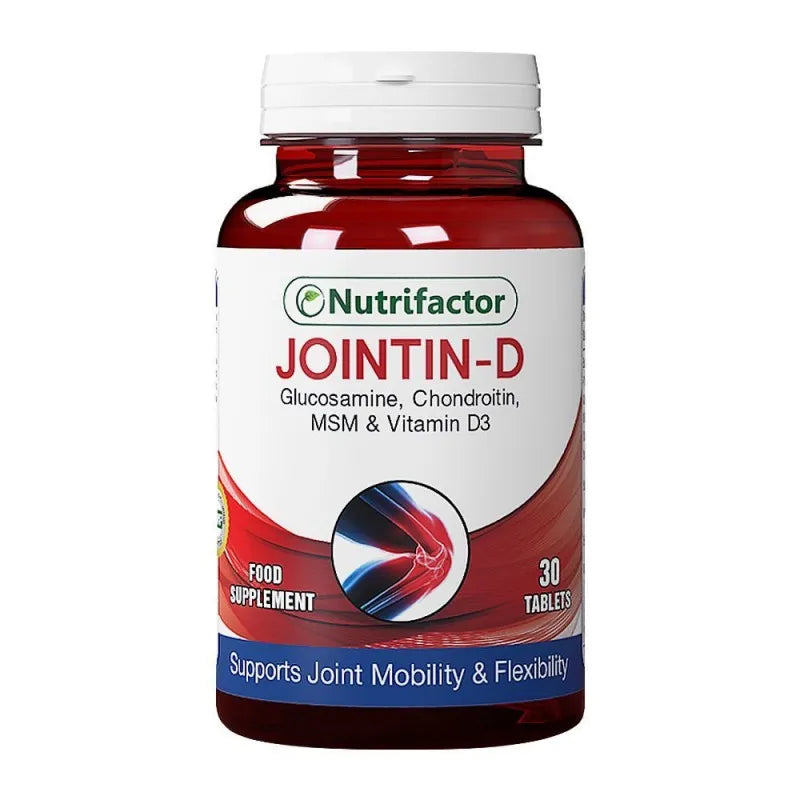 nutrifactor jointin d msm & vitamin d3 bone & joint health food supplement, 30 tablets main image