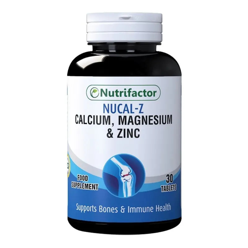 nutrifactor nucal z calcium, magnesium & zinc food supplement, 30 tablets main image