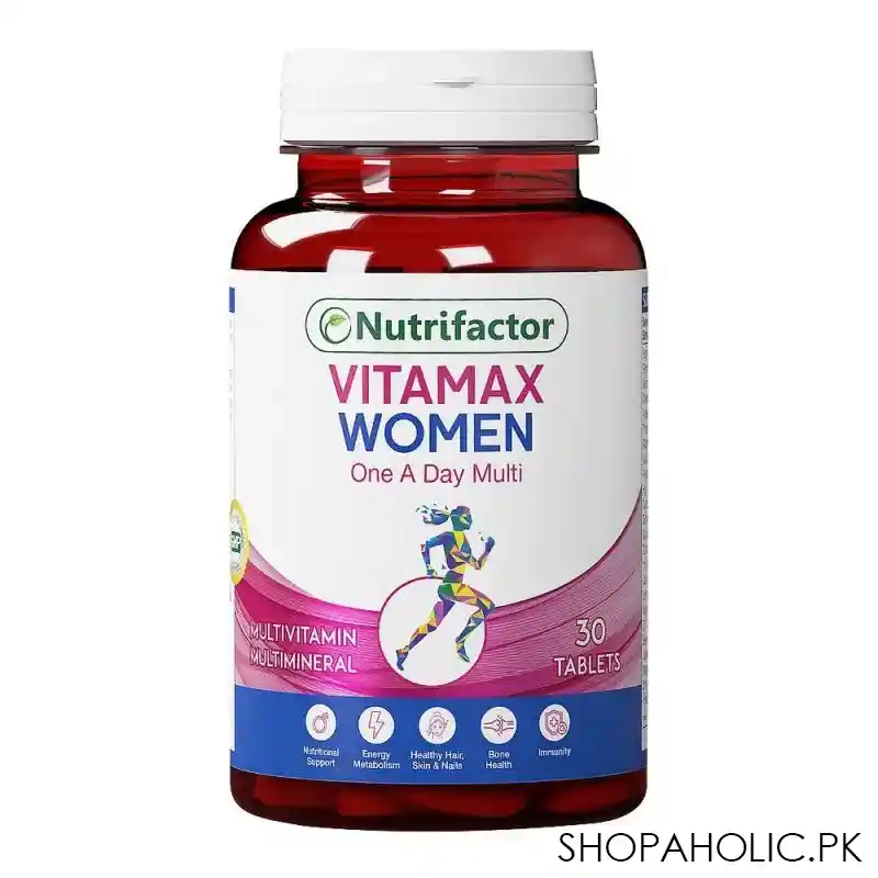 nutrifactor vitamax women one a day multivitamin food supplement, 30 tablets main image