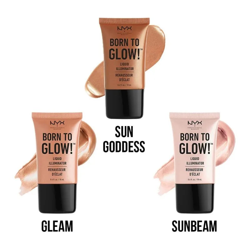 nyx born to glow liquid illuminator, 01 sunbeam image4