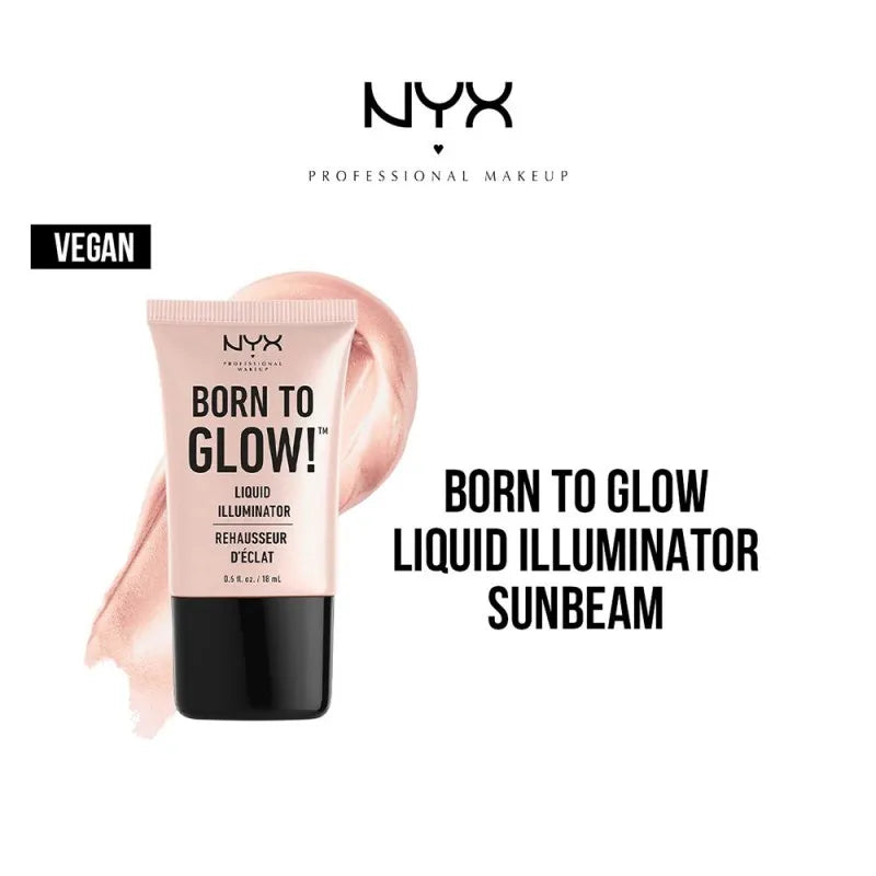 nyx born to glow liquid illuminator, 01 sunbeam main image