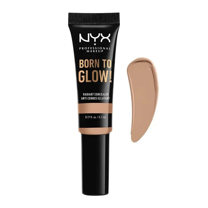 nyx born to glow radiant concealer, soft beige main image