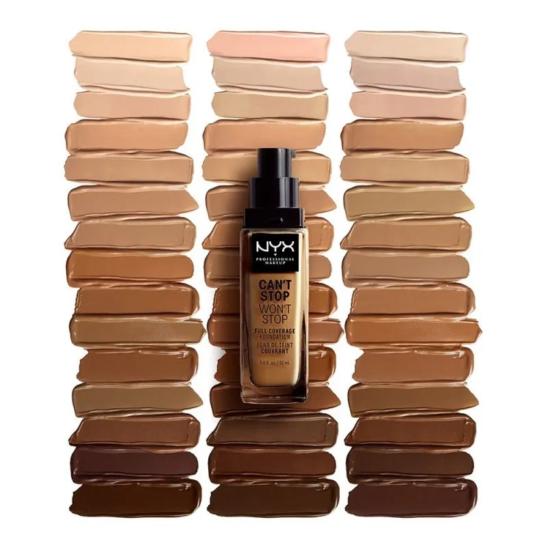 nyx can't stop won't stop 24hr full coverage foundation, buff image4