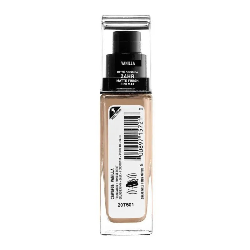 nyx can't stop won't stop 24hr full coverage foundation, vanilla image3