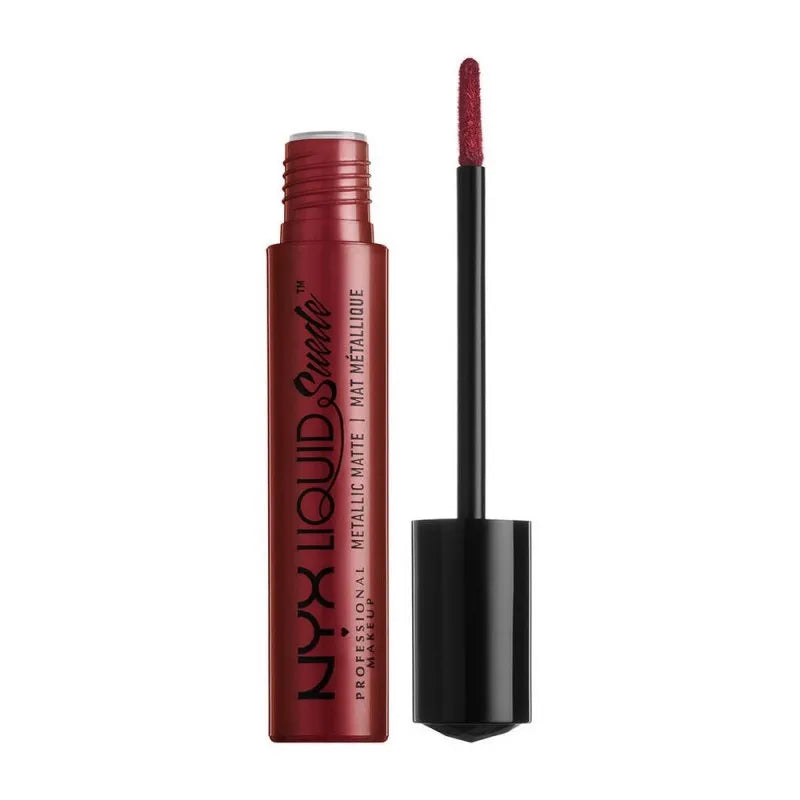 nyx liquid suede metallic matte, 35 biker babe main image