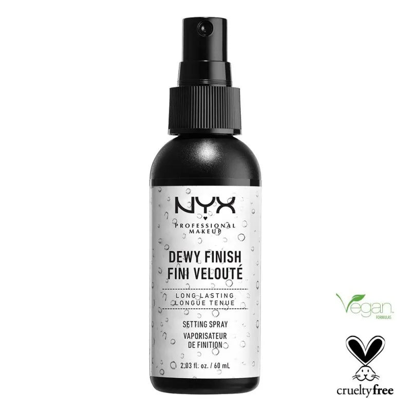 nyx makeup setting spray 02, dewy finish long lasting image2