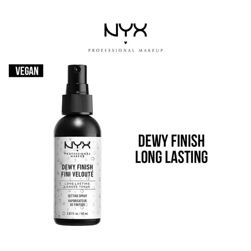 nyx makeup setting spray 02, dewy finish long lasting main image