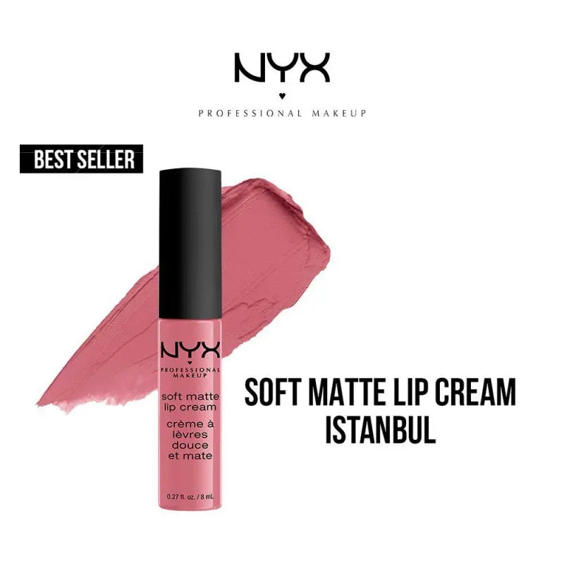 nyx soft matte lip cream, 06 istanbul main image