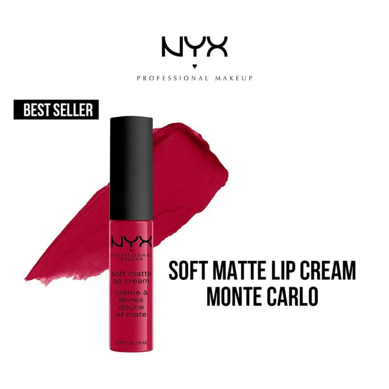 nyx soft matte lip cream, 10 monte carlo main image