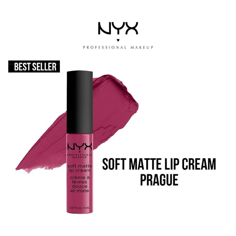 nyx soft matte lip cream, 18 prague main image