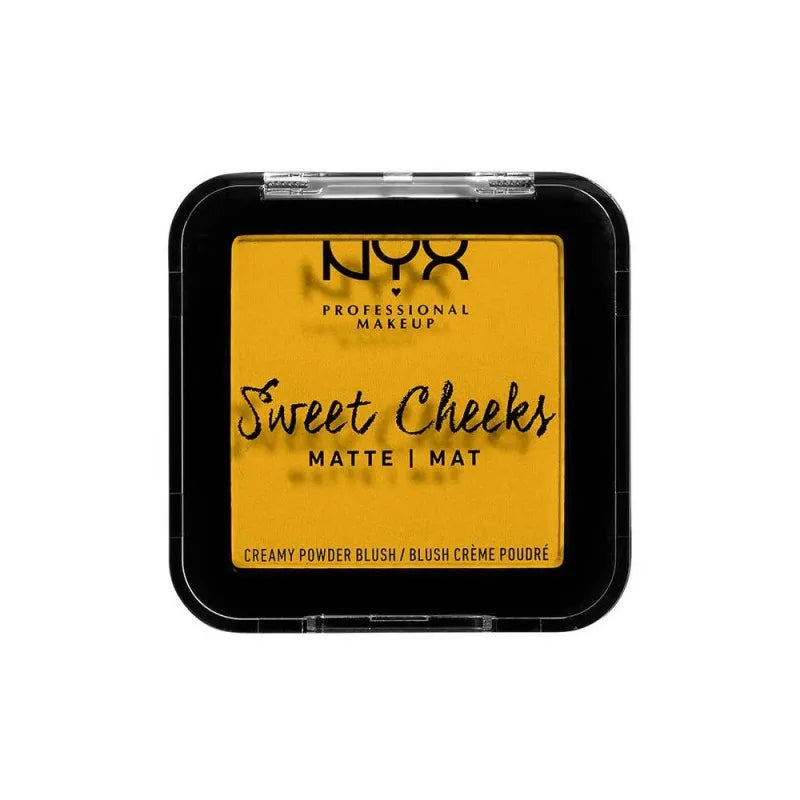 nyx sweet cheeks creamy powder matte blush, silence is golden image2