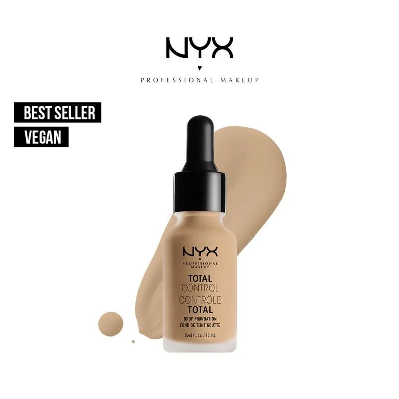 nyx total control drop foundation, nude main image