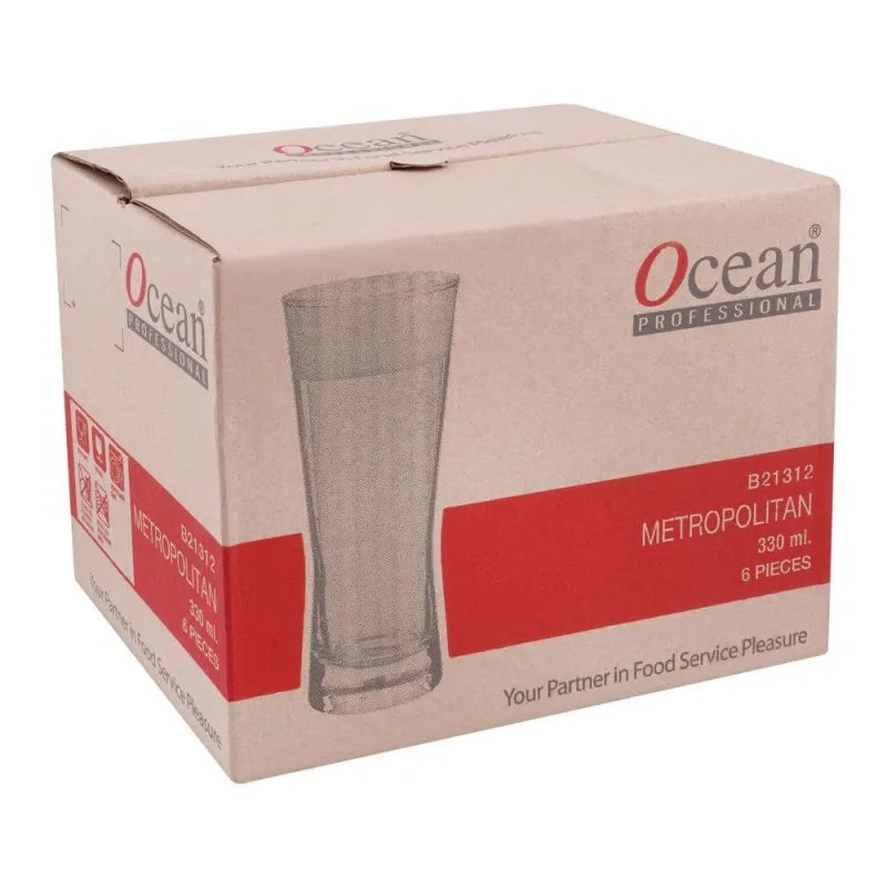 ocean metropolitan glass set, 330ml 6 pieces, b21312 image2