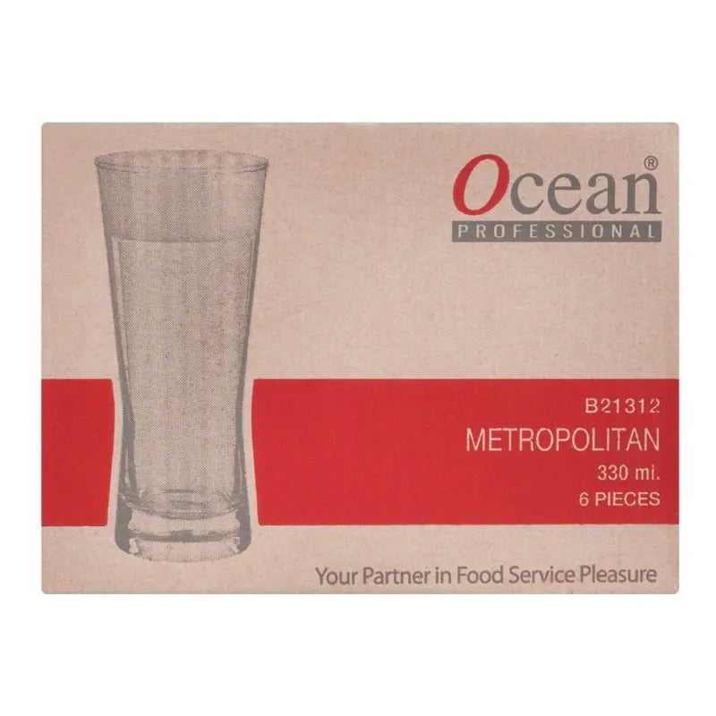 ocean metropolitan glass set, 330ml 6 pieces, b21312 image3