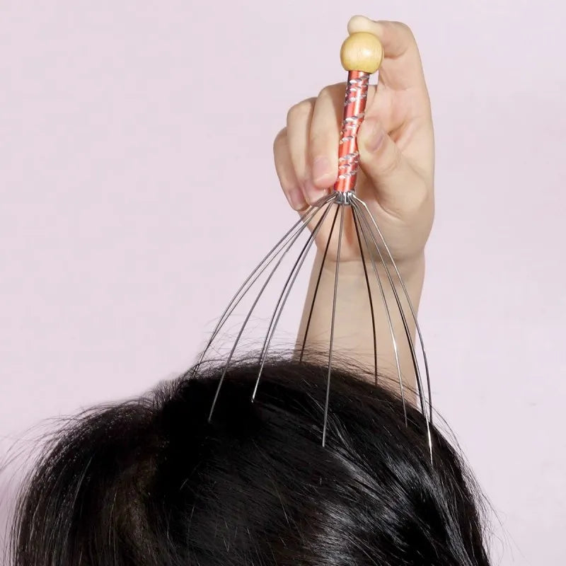 octopus type head scalp massager image2