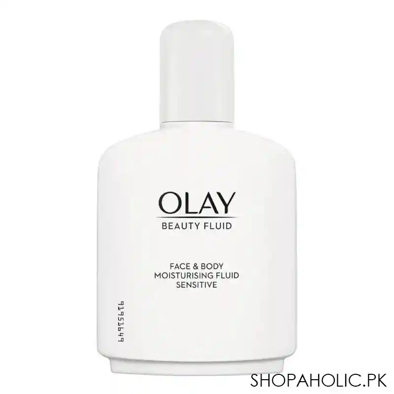 olay beauty fluid moisturiser sensitive face & body fluid, 200ml main image