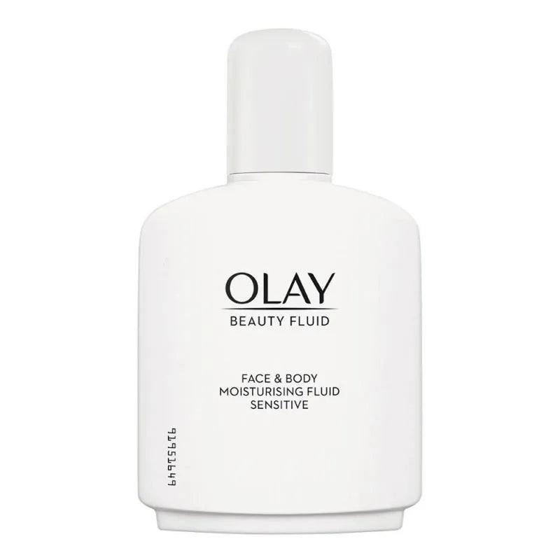 olay beauty fluid moisturiser sensitive face & body fluid, 200ml main image