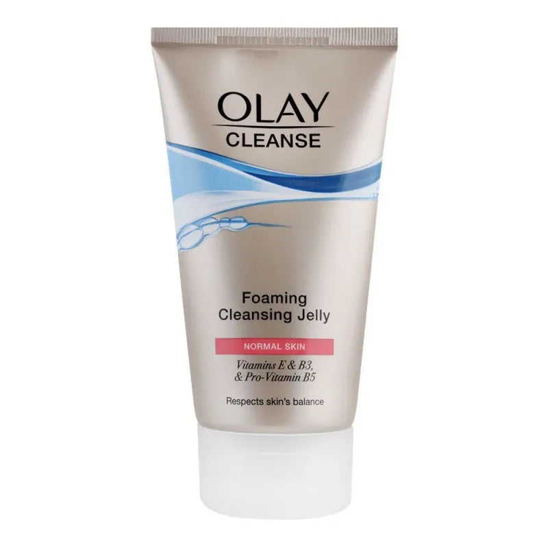 olay cleanse foaming cleansing jelly, normal skin, 150ml main image