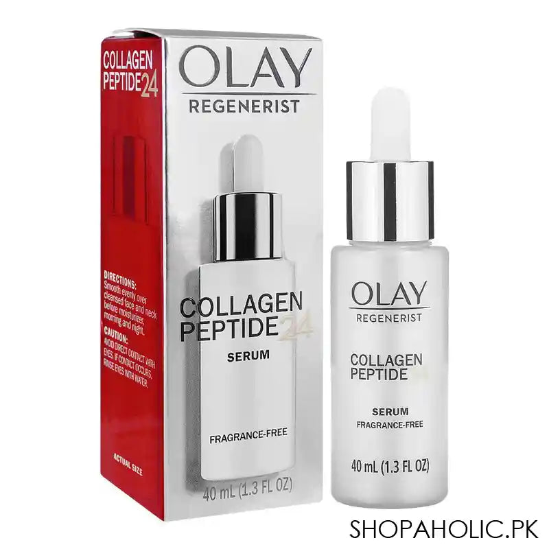 Olay Collagen Peptide 24 Serum With Vitamin B3, Fragrance Free, 40ml - Main Image