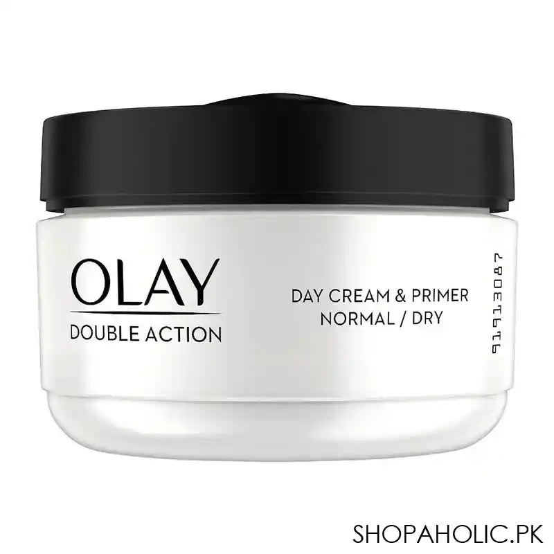 Olay Double Action Day Cream & Primer, Normal/Dry Skin, 50ml - Main Image