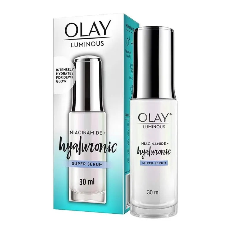 olay luminous niacinamide + hyaluronic super serum, 30ml main image