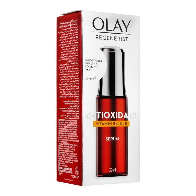 olay regenerist antioxidant vitamin b3, c, e serum, 30ml main image