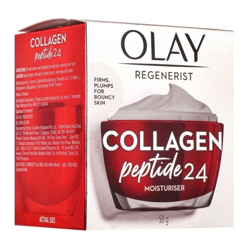 olay regenerist collagen peptide, 24 moisturiser, 50g main image