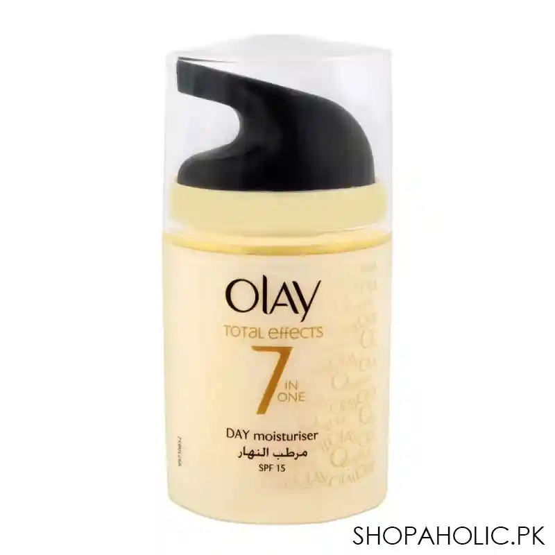 olay total effect day moisturizer spf 15 50ml pump main image