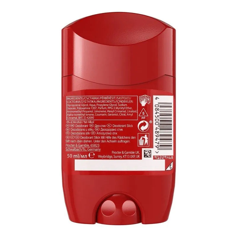 old spice bearglove, 0% aluminium salts deodorant stick, for men, 50ml image2