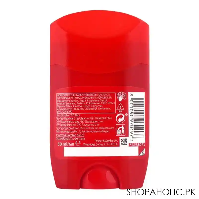 old spice captain deodorant stick, for men, 50ml image2