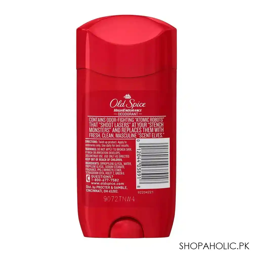 old spice pure sport high endurance deodorant stick for men, 85g image2