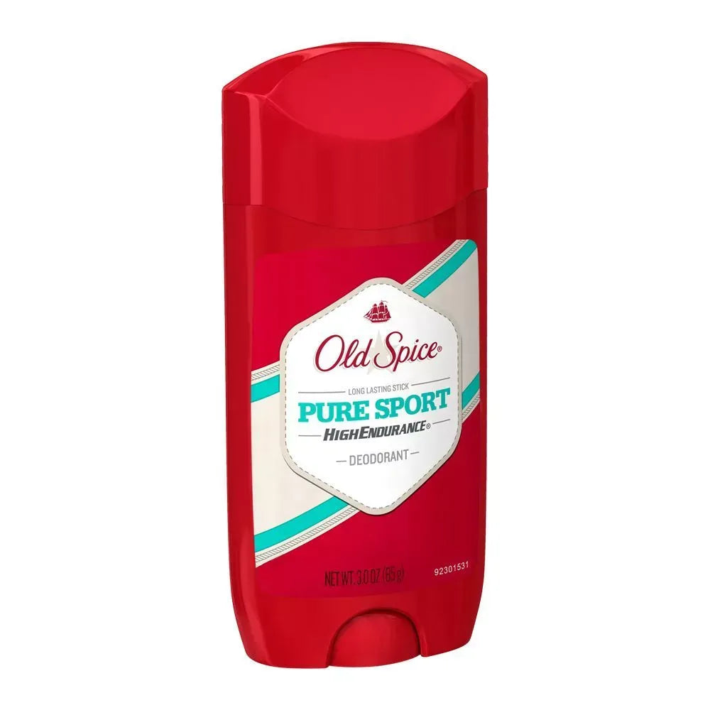 old spice pure sport high endurance deodorant stick for men, 85g main image