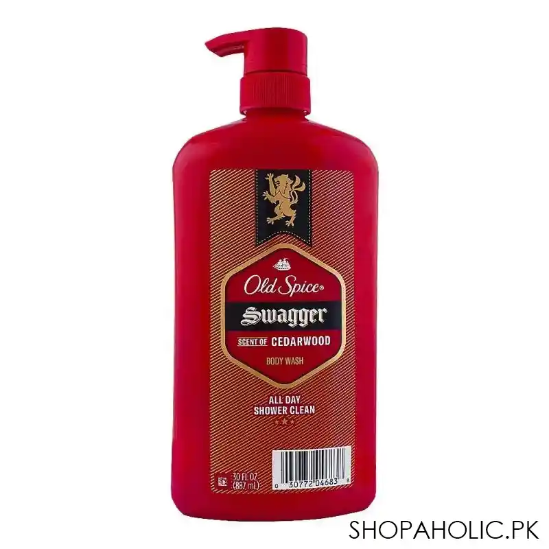 old spice swagger scent of cedarwood body wash, 887ml main image