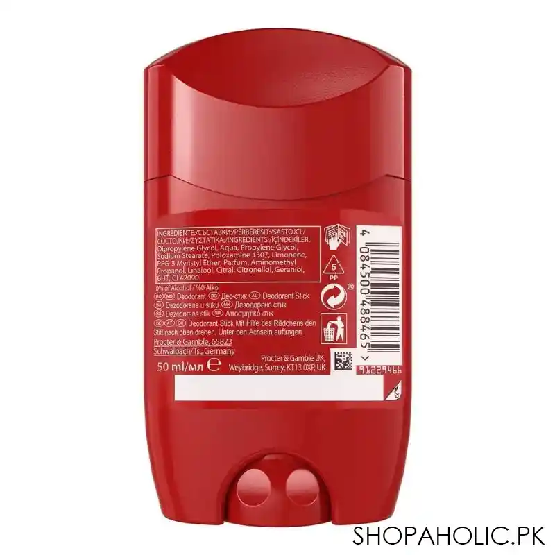 old spice wolfthorn, 0% aluminium salts deodorant stick, for men, 50ml image2