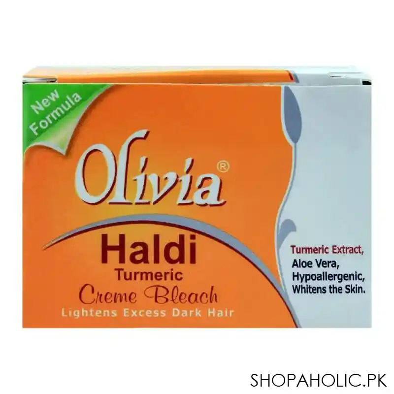 olivia cream bleach, haldi turmeric, 17ml image2