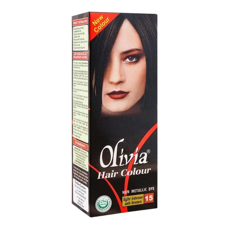 olivia hair colour, 15, light intense ash brown main image