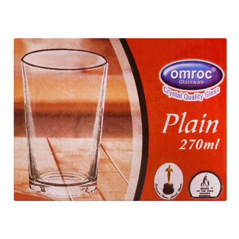 omroc plain tumbler glass, 270ml image3