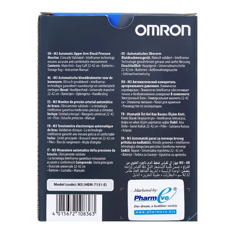 omron automatic upper arm blood pressure monitor, m3 image3