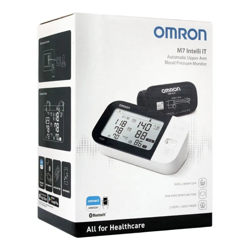 omron automatic upper arm blood pressure monitor, m7 image2