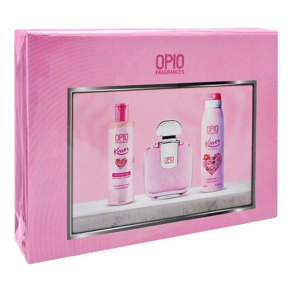 opio kisses set, for women, eau de parfum 100ml + shower gel + deodorant main image