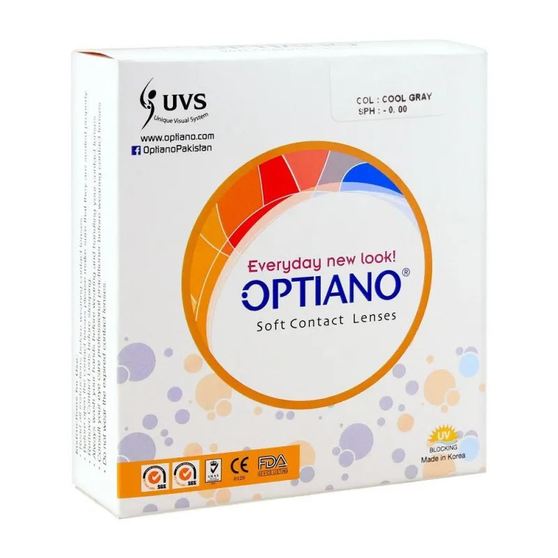 optiano soft color contact lenses, cool grey image2