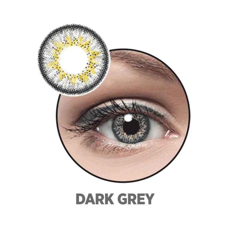 optiano soft color contact lenses, dark grey main image