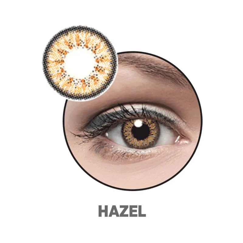 optiano soft color contact lenses, hazel main image