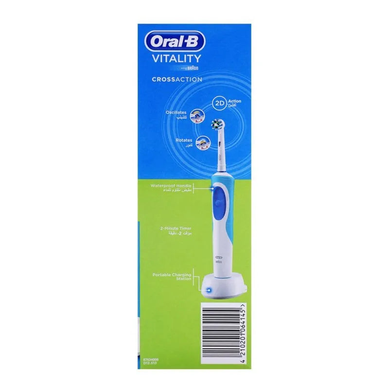 oral b vitality 2d action rechargeable cross action electric toothbrush, d12513 image4